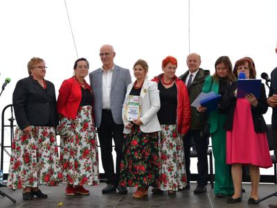 Dożynki Gminne w Trąbinie gmina Brzuze