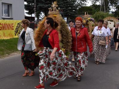 Dożynki Gminne w Trąbinie gmina Brzuze