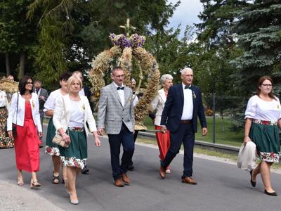 Dożynki Gminne w Trąbinie gmina Brzuze