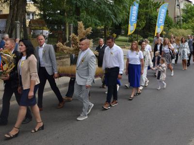 Dożynki Gminne w Trąbinie gmina Brzuze