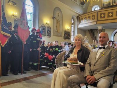 Dożynki Gminne w Trąbinie gmina Brzuze