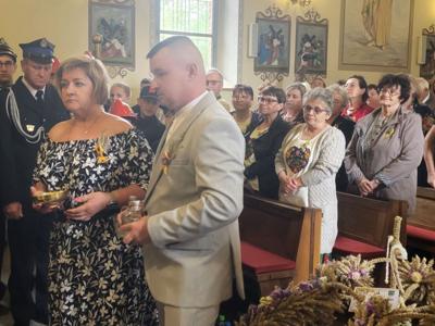 Dożynki Gminne w Trąbinie gmina Brzuze