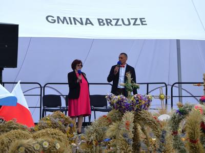 Dożynki Gminne w Trąbinie gmina Brzuze