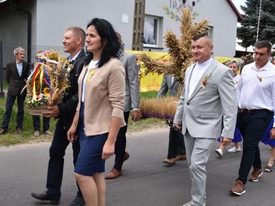 Dożynki Gminne w Trąbinie gmina Brzuze