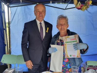 Dożynki Gminne w Trąbinie gmina Brzuze