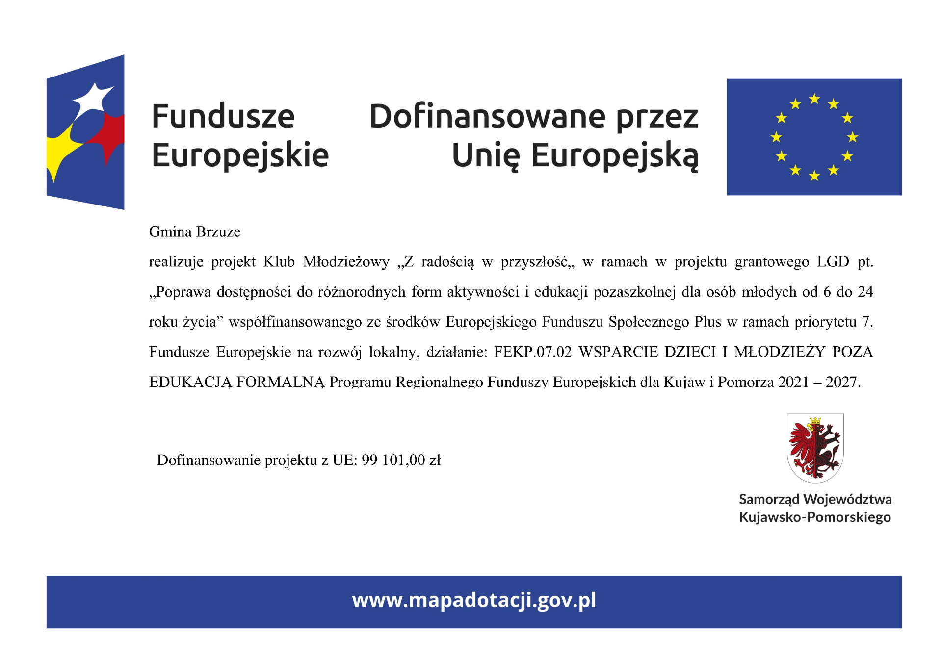 Klub Młodzieżowy "Z radością w przyszłość"