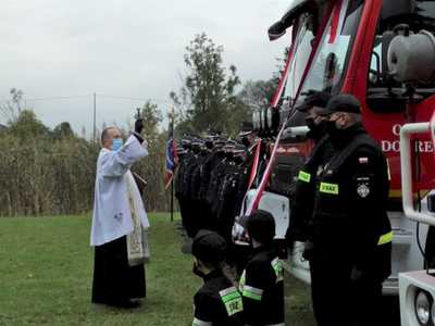 Nowy samochód pożarniczy dla OSP Dobre