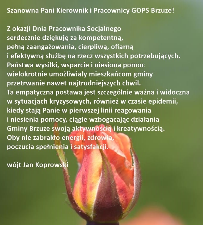 Dzień Pracownika Socjalnego
