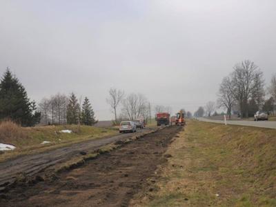Powstaje odcinek trasy rowerowej