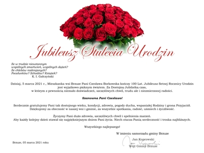 Jubileusz Stulecia Urodzin