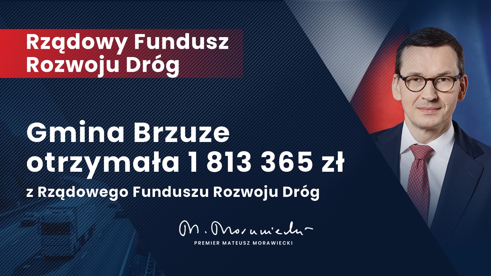 Dotacja Rządowy Fundusz Rozwoju Dróg Piskorczyn-Kleszczyn