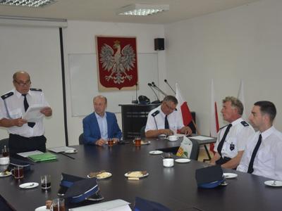 Posiedzenie Zarządu Gminnego ZOSP Brzuze