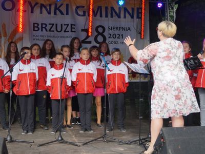XXII Dożynki Gminne w Brzuzem