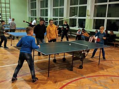 Zawody w tenisie stołowym