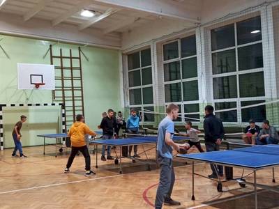 Zawody w tenisie stołowym