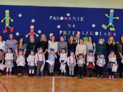 Pasowanie przedszkolaków w Ostrowitem