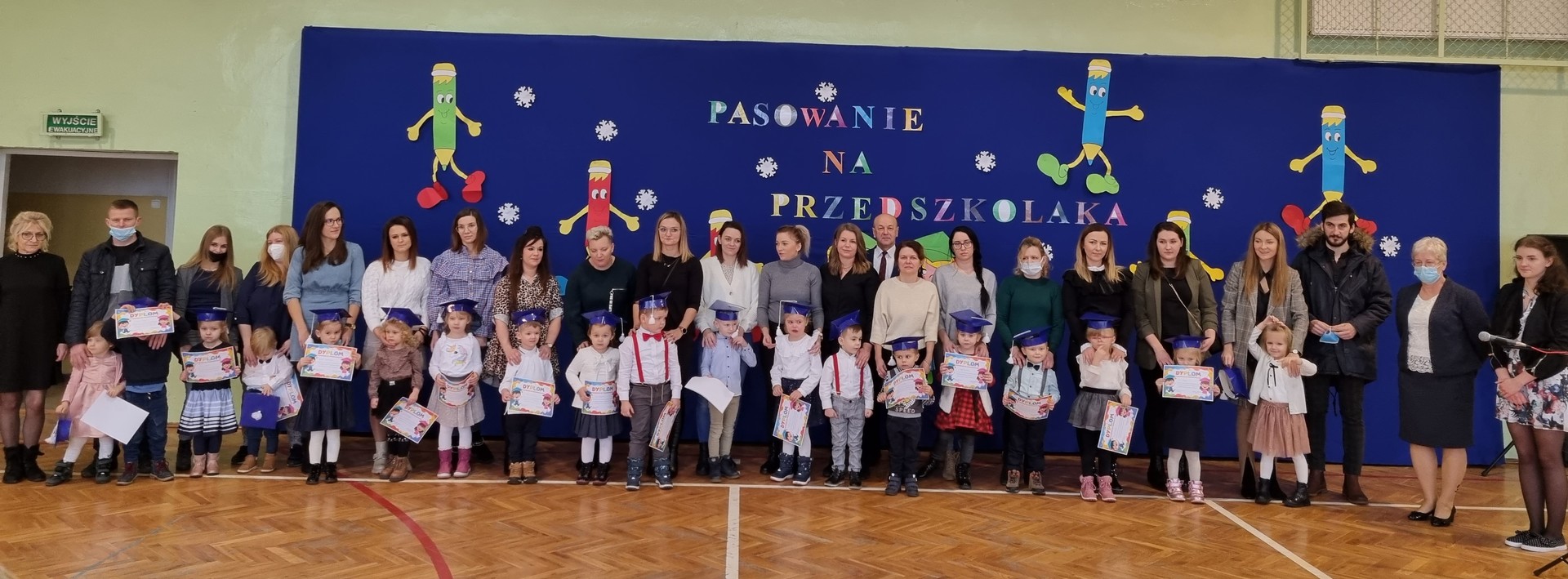 Pasowanie przedszkolaków w Ostrowitem