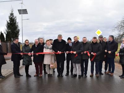 Piskorczyn z odnowioną drogą