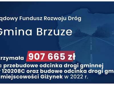 Dotacja na drogę w Giżynku