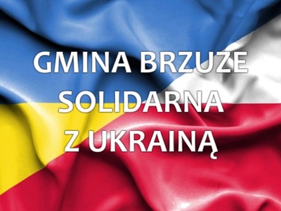 Gmina Brzuze solidarna z Ukrainą. Możesz pomóc!