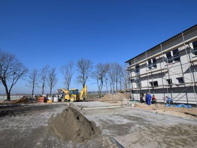 Budowa sali gimnastycznej zaawansowana