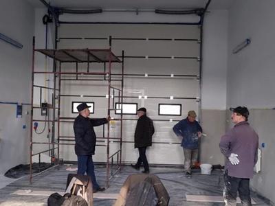 Garaż z nowym podjazdem