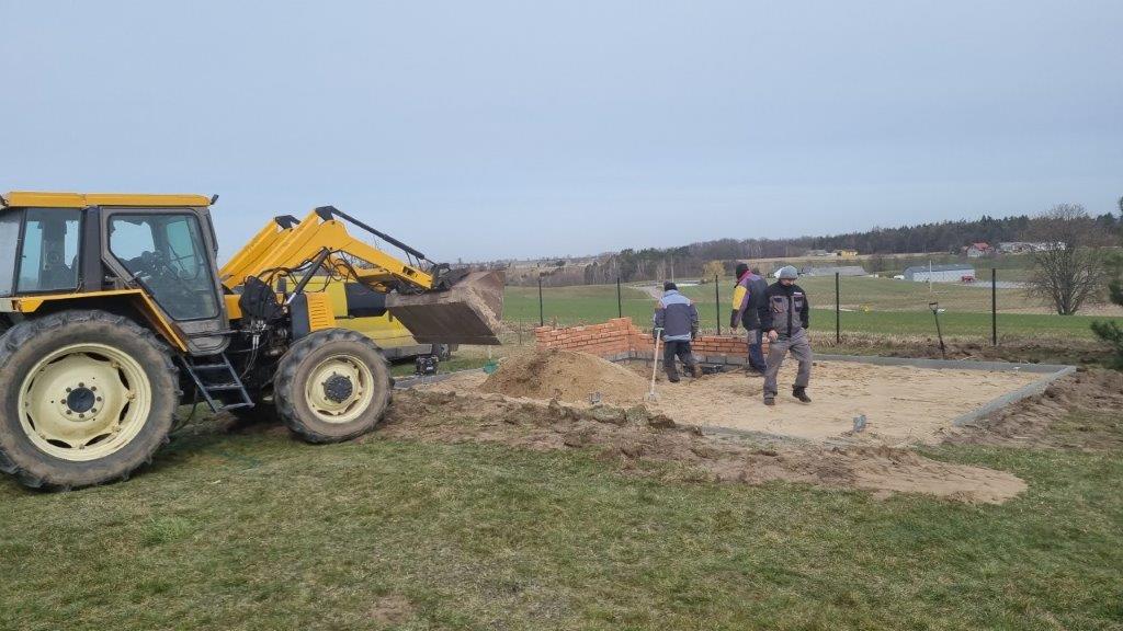 Nowa altana w Okoninie