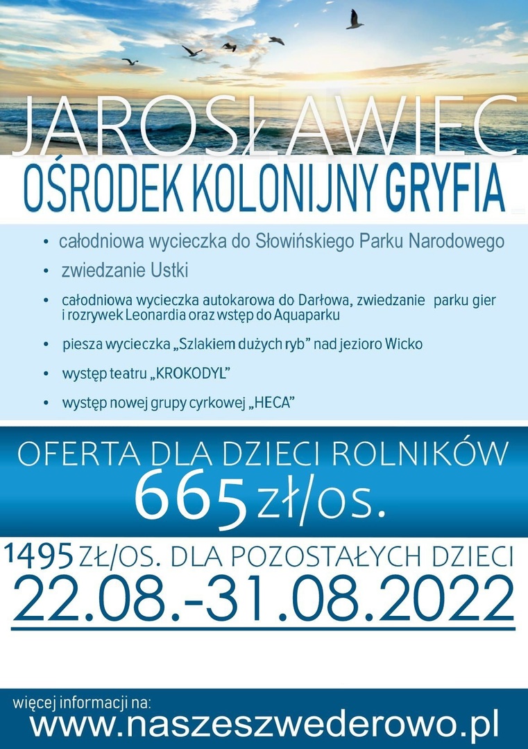 Letnie kolonie dla dzieci