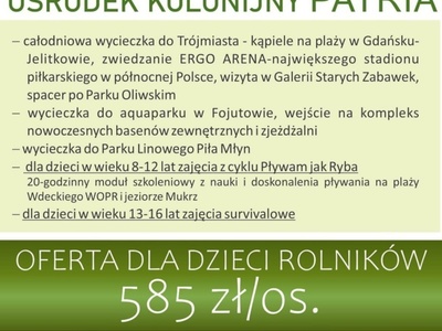 Letnie kolonie dla dzieci