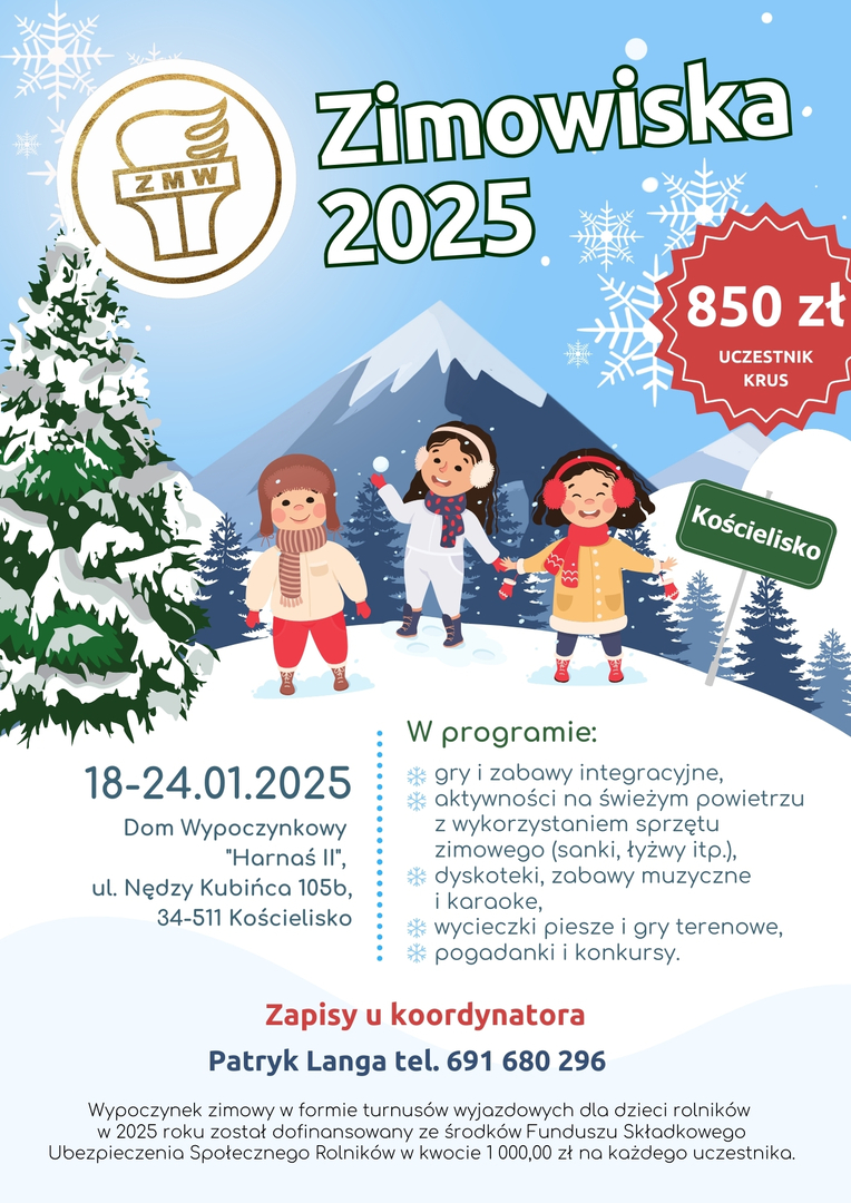 Ferie zimowe 2025
