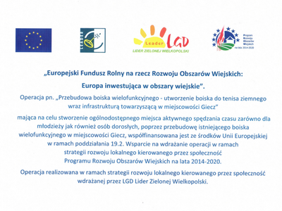 Tablica informacyjna - Gmina Dominowo