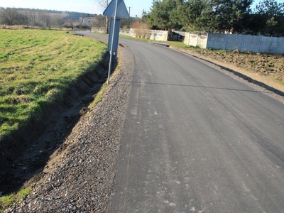 Budowa drogi w Nowych Wągrach