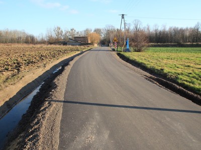 Budowa drogi w Nowych Wągrach