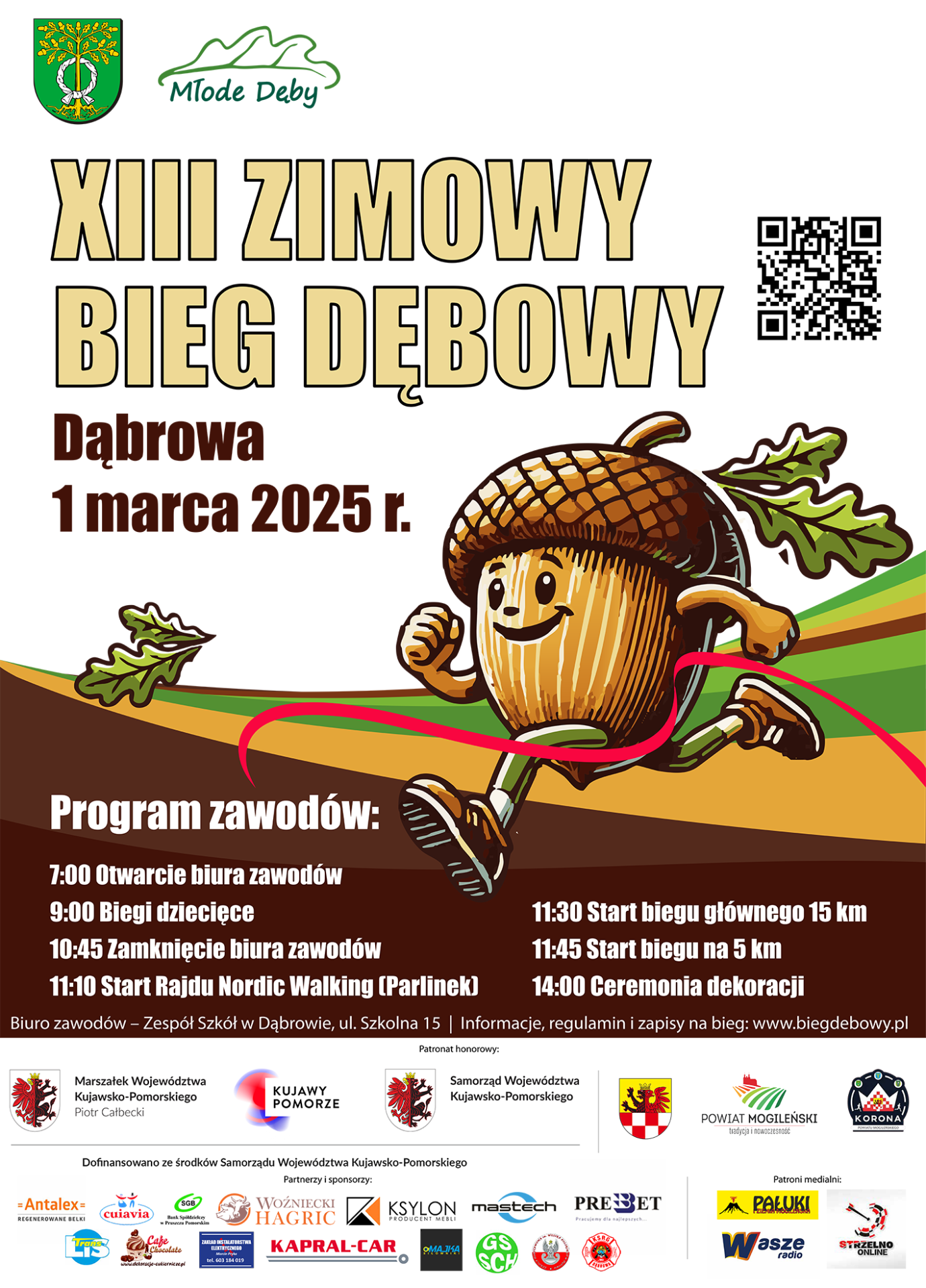 Plakat Biegu Dębowego