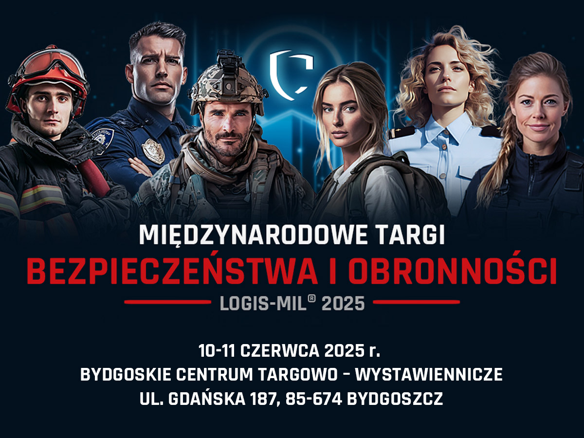 Plakat reklamujący Targi Bezpieczeństwa i Obronności.