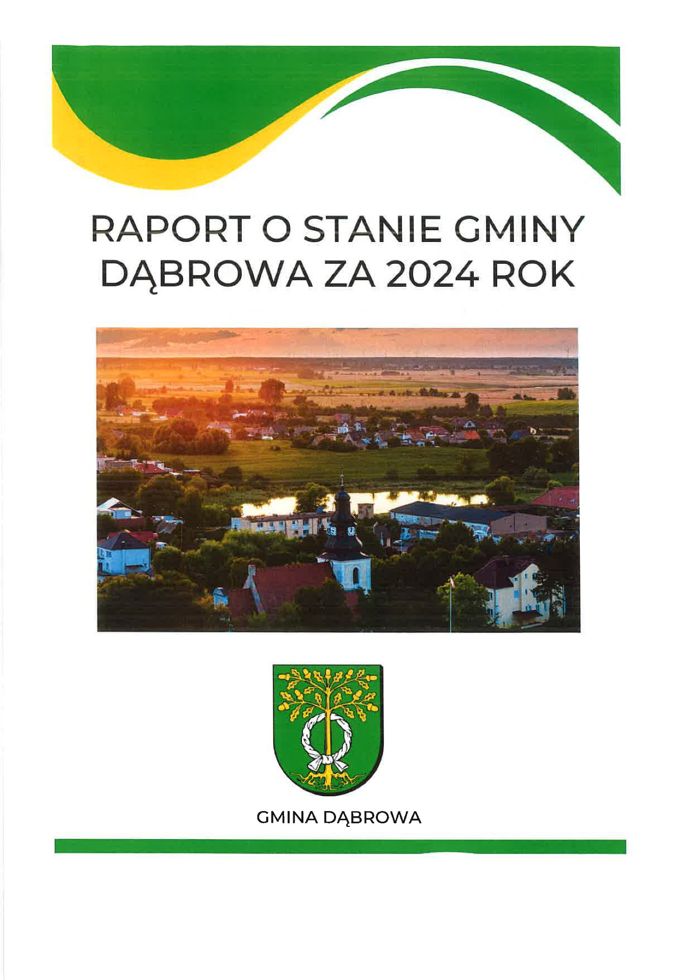 zdjęcie strony raportu