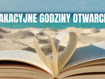 Grafika biblioteka w wakacje