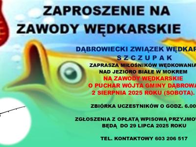 Grafika zawody wędkarskie