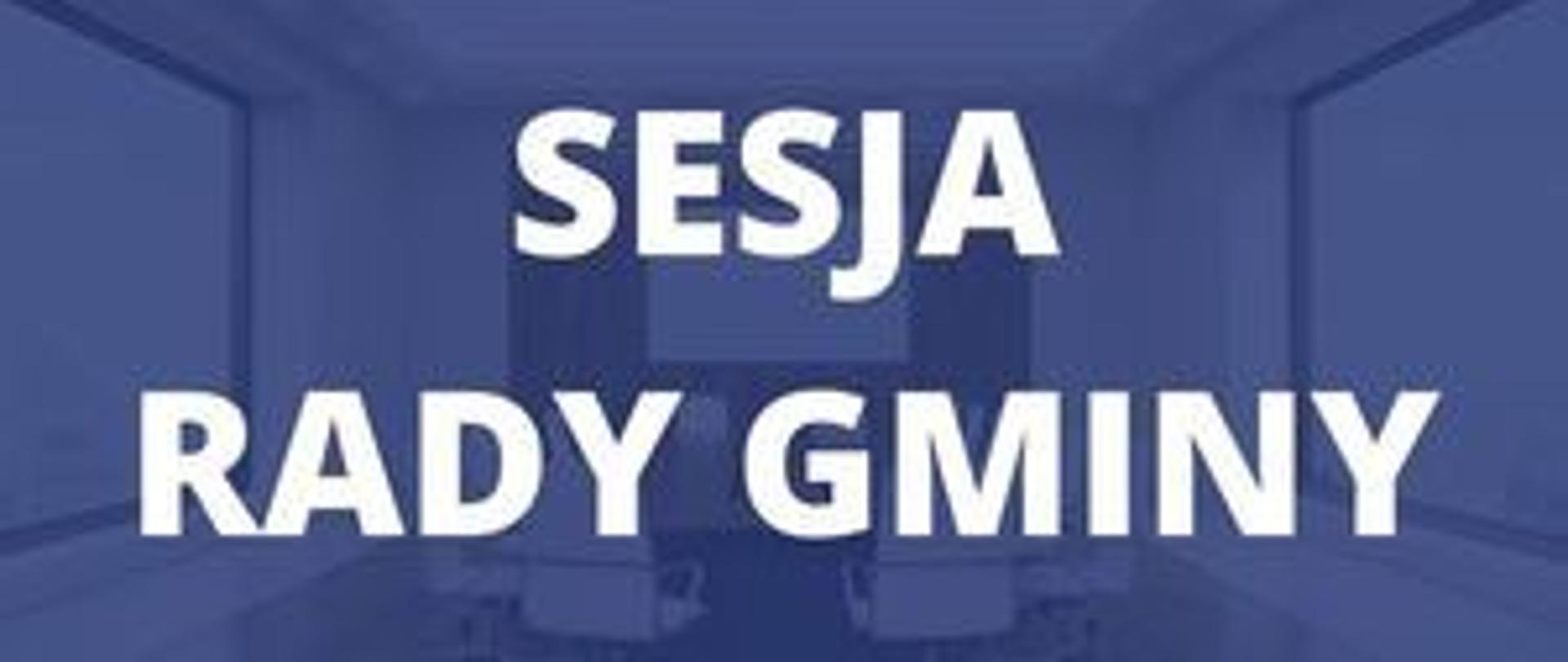 grafika: sesja Rady Gminy.