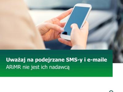 grafika - uwqzaj na podejrzane sms i e-maile