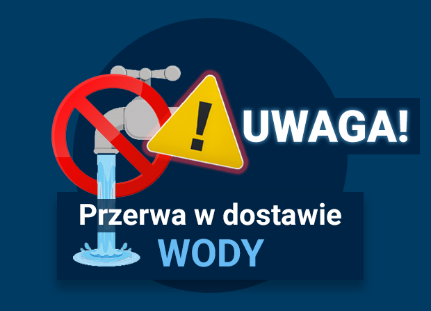 grafika przerwa w dostawie wody.