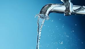 grafika- kran z lecącą wodą