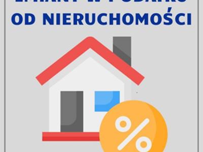 Grafika zmiany w podatku od nieruchomości