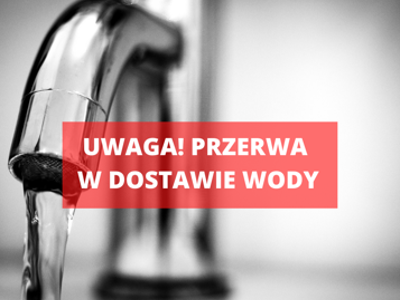 grafika przerwa w dostawie wody