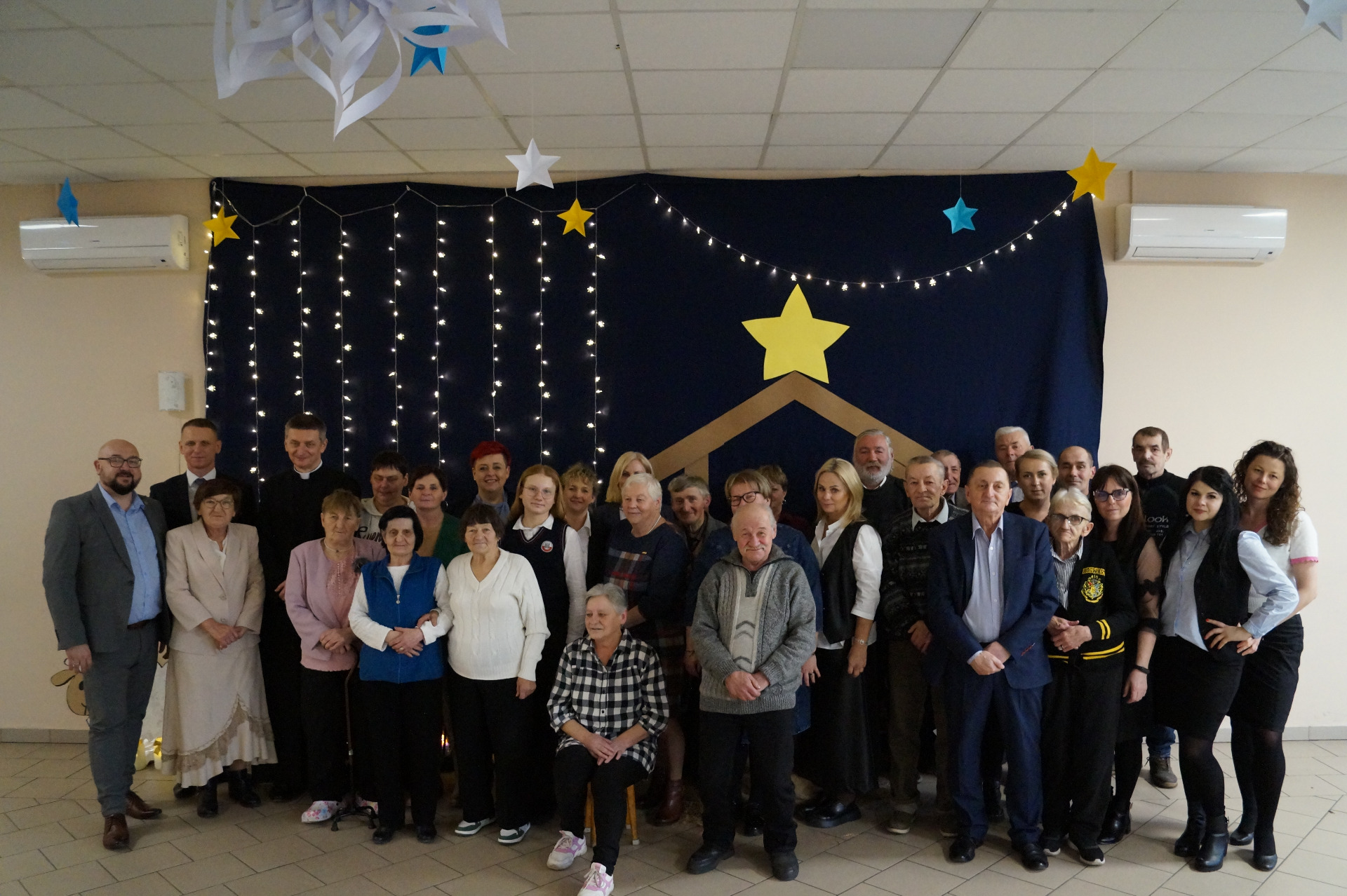 zdjęcie ze spotkania wigilijnego