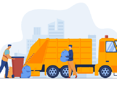 grafika wywóz odpadów