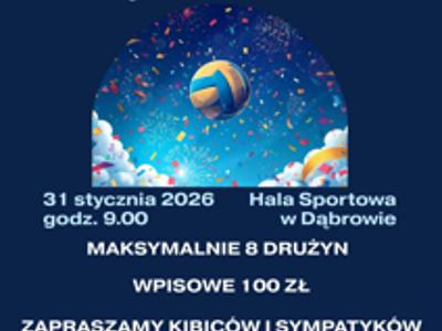 Plakat torniej piłki siatkowej