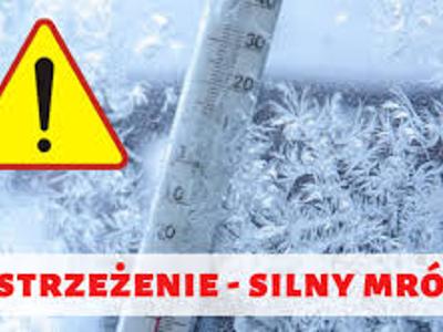 grafika - ostrzeżenie o mrozie