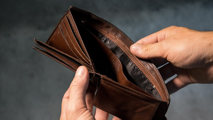 zdjęcie pustego portfela