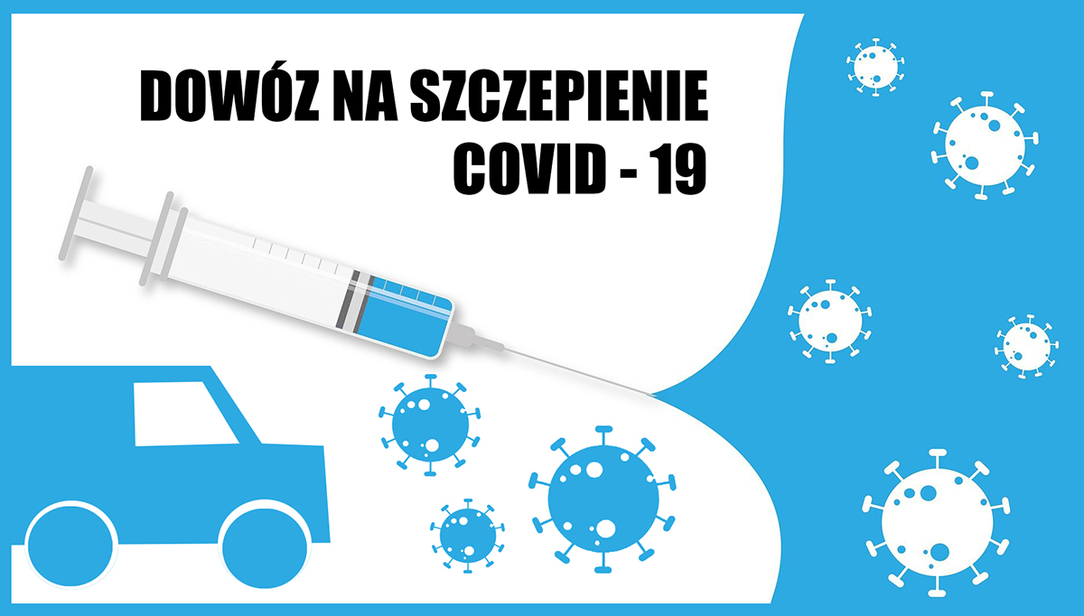 Ulotka dowóz na szczepienie